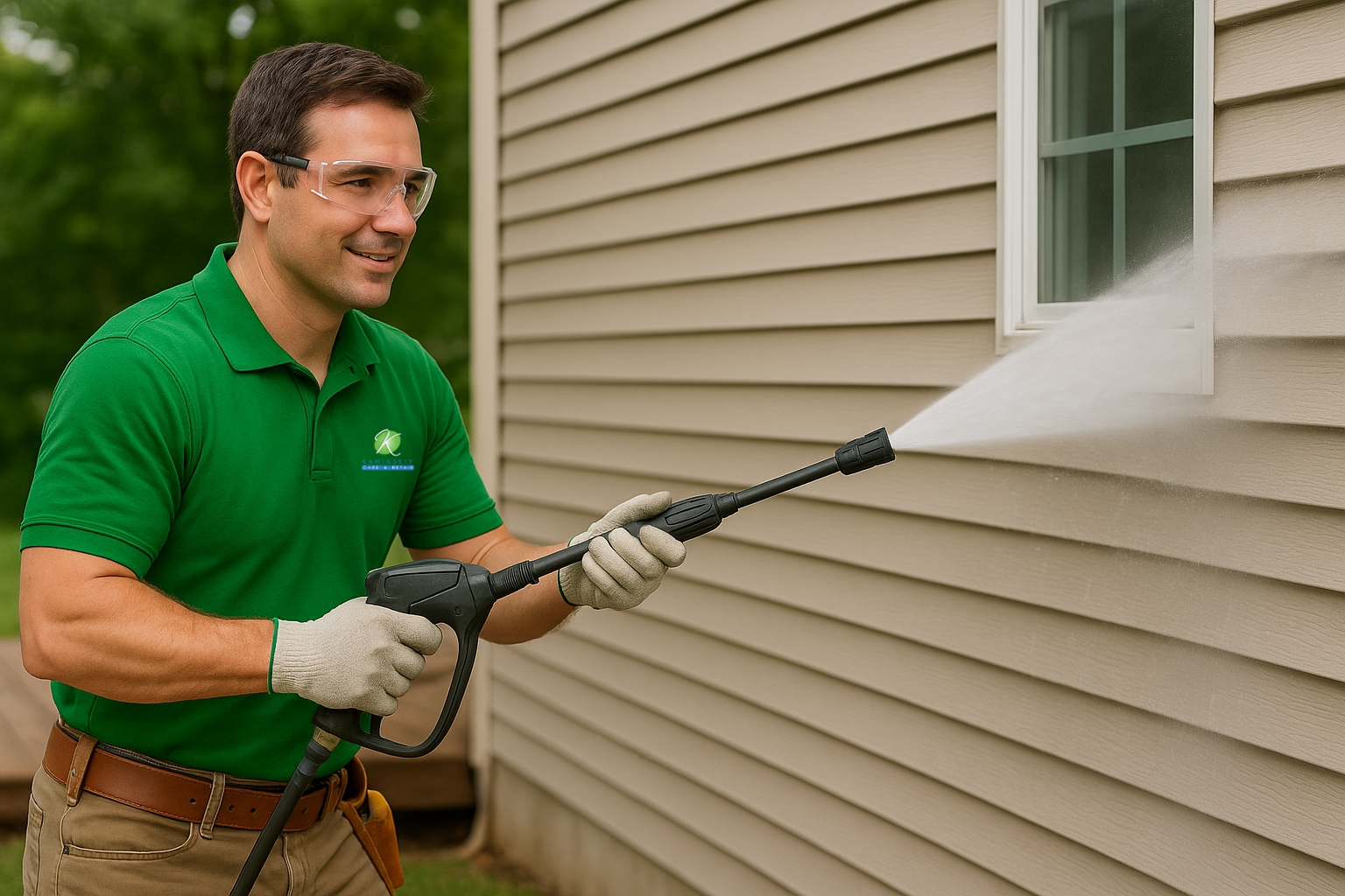 Power washing and cleaning